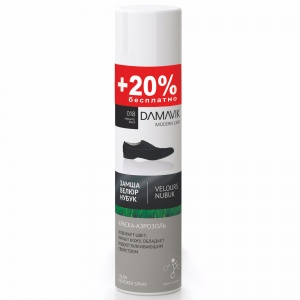DAMAVIK color restorer spray for suede, nubuck & velour, black 300ml