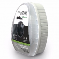 DAMAVIK brush for products from smooth leather with silicon, black